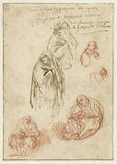 Studies of the Mourning Magdalen and the Virgin