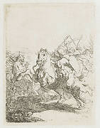 A cavalry fight