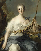 Jeanne-Antoinette Poisson, Marquise de Pompadour as Diana the Huntress