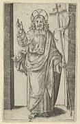 Christ, right hand raised in the gesture of blessing, from the series 'Piccoli Santi' (Small Saints)