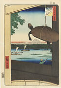 One Hundred Famous Views of Edo “Mannenbashi Bridge at Fukagawa”