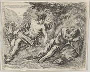 Mercury and Argos, from 'Game of Mythology' (Jeu de la Mythologie)