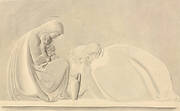 The Adoration of the Magi, a Design for Bas Relief