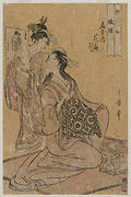 The Courtesan Hana-ogi of Ogiya as the Sennin Tekkai (from the series Eight Immortals of Sensuality)