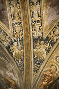 A detail of the crossing vault above the presbytery sacred place