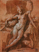 Venus Disarming Cupid