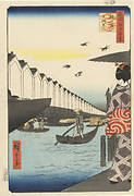 One Hundred Famous Views of Edo “Yoroi Ferry in Koami-cho”