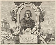 Portrait of Antoine Lepautre, from Les Oeuvres d'architecture d'Anthoine Le Paultre, Architecte ordinaire du Roy