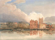 View of Lambeth Palace on Thames