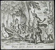 Actaeon Changed into a Stag