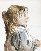 Girl in a Pinafore