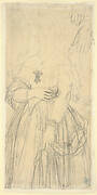 Study for the Dress and the Hands of Madame Moitessier