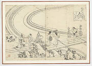 Preparatory drawing for a print in the series Hyakunin isshu uba ge etoki: Sutokuin