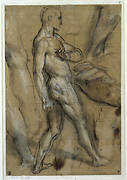 Studies for the figure of Christ in the painting Noli me tangere