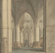 The Choir and North Ambulatory of the Church of Saint Bavo, Haarlem