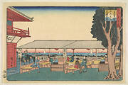 Shiba Atagosancho yori miharasu no zu, from the series, Edo meisho no uchi