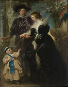 Rubens, His Wife Helena Fourment (1614–1673), and Their Son Frans (1633–1678)