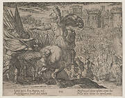 Plate 7: Alexander Attacking Tyre from the Sea, from The Deeds of Alexander the Great