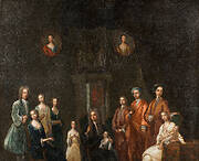 Portrait of Sir Francis Grant, Lord Cullen, and His Family