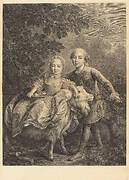 The Comte d'Artois and His Sister Mademoiselle Clotilde