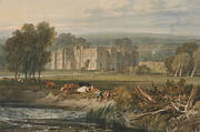 View of Hampton Court, Herefordshire, from the Southeast